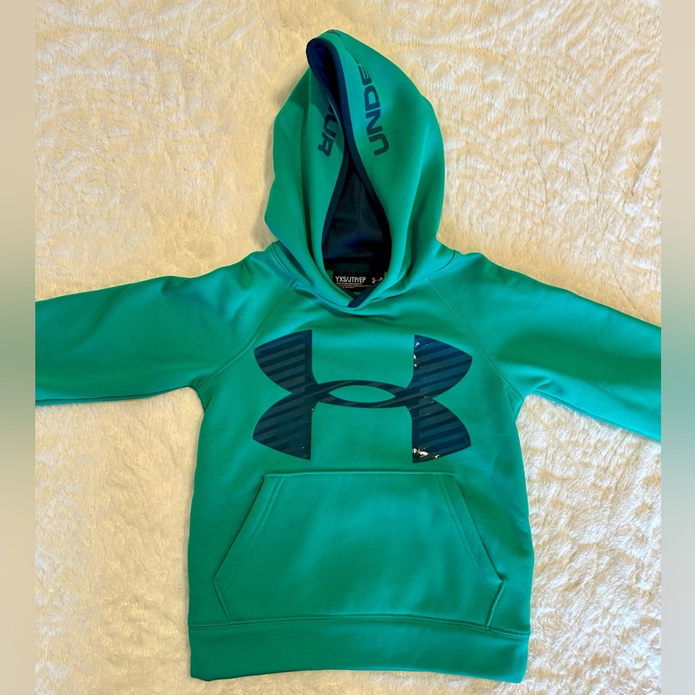 Under Armour kids sweatshirt Teal & Blue size YXS